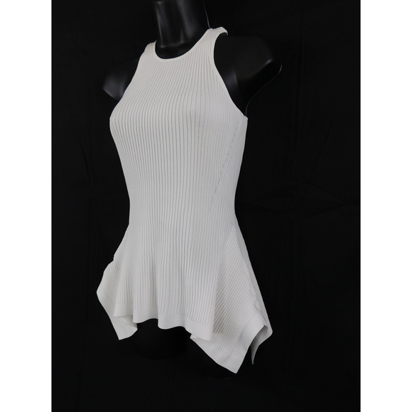 Cinq a sept Ellen Sleeveless Knit Peplum Top MED - Picture 5 of 11